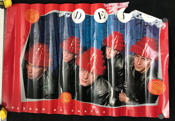 Devo - Freedom Of Choice 23" x 33" VG- Promo 1980 Poster - Shuga Records