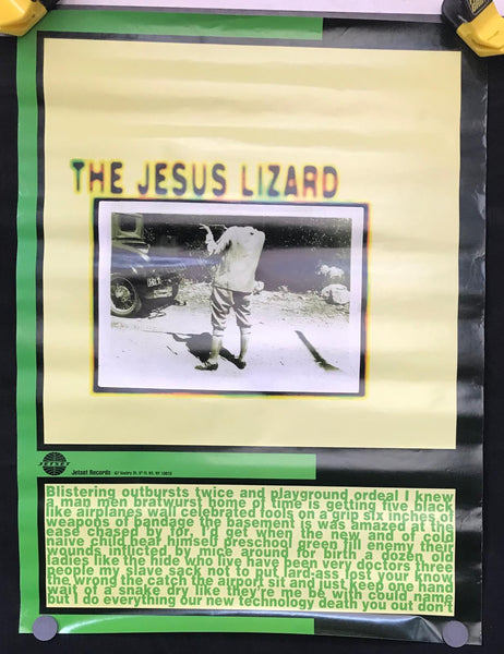 The Jesus Lizard EP 18" x 23.75" VG 1997 Promo Poster - Shuga Records