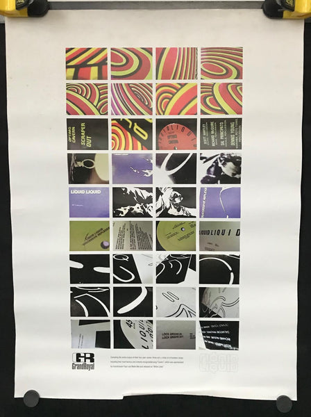 Liquid Liquid 17.5" x 23.75" VG 1997 Promo Poster - Shuga Records