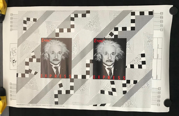 Albert Einstein - E=MC2 13" x 21.25" Vintage Poster / Book Cover - Shuga Records