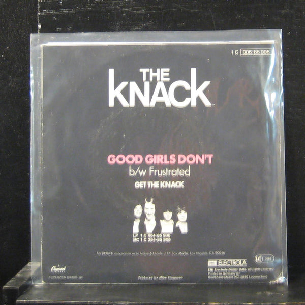 The Knack - Good Girls Don't / Frustrated 7" Mint- 1C 006-85 995 Germany Vinyl - Shuga Records