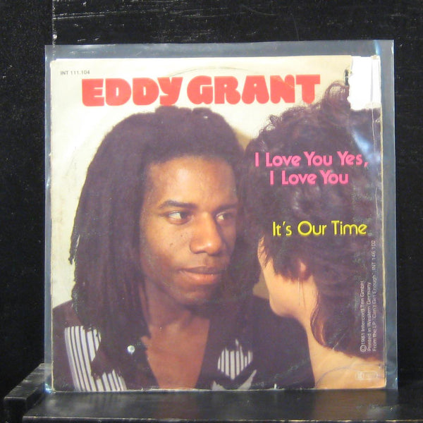 Eddy Grant - I Love You Yes, I Love You 7" VG+ INT 111.104 Germany Vinyl 45 - Shuga Records