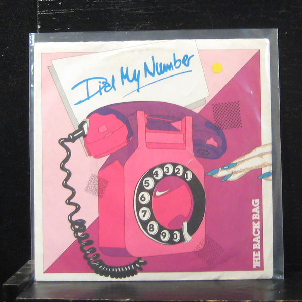 The Back Bag - Dial My Number 7" VG+ 8000 2006-5 Germany Alt Sleeve Cover Vinyl - Shuga Records