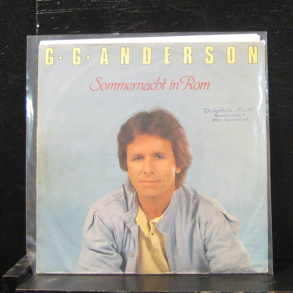 G.G. Anderson - Sommernacht In Rom 7" VG 107 352 Europe 1985 Hansa Vinyl 45 - Shuga Records