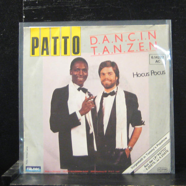 Patto - D.A.N.C.I.N./T.A.N.Z.E.N. 7" VG+ 6.14272 Germany 1984 Teldec Vinyl 45 - Shuga Records