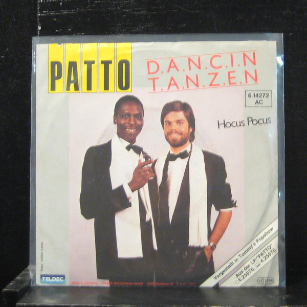 Patto - D.A.N.C.I.N./T.A.N.Z.E.N. 7" VG+ 6.14272 Germany 1984 Teldec Vinyl 45 - Shuga Records