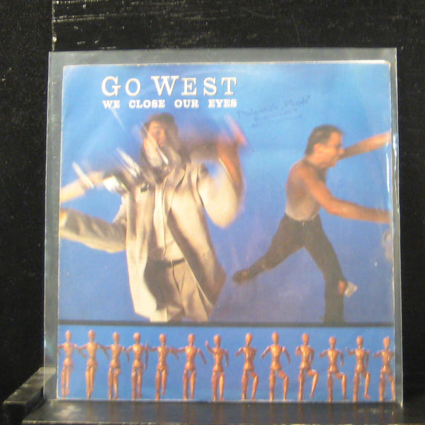 Go West - We Close Our Eyes 7" VG+ 107 232 Europe 1985 Chrysalis Vinyl 45 - Shuga Records