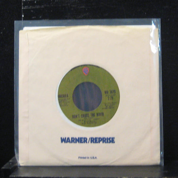 America - Don't Cross The River 7" VG+ WB 7670 USA 1973 Vinyl 45 - Shuga Records