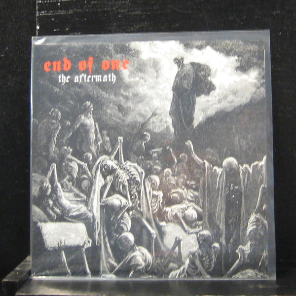End Of One - The Aftermath 7" Mint- HR 05 Red Clear Color Vinyl 45 - Shuga Records
