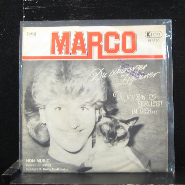 Marco - Du Schwarzer Zigeuner / Du, Ich Bin Verliebt 7" VG+ HDN 83023 Vinyl 45 - Shuga Records