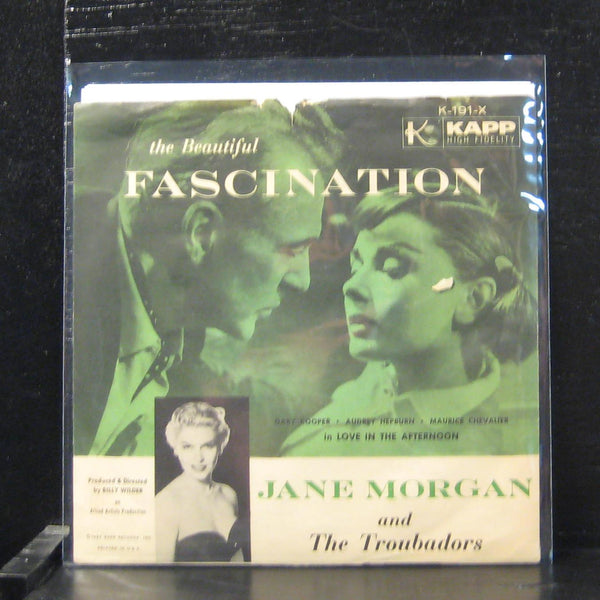 Jane Morgan And The Troubadors - Fascination 7" VG+ K-191-X USA 1957 Vinyl 45 - Shuga Records