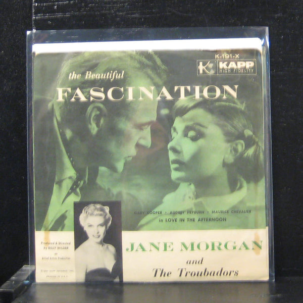 Jane Morgan And The Troubadors - Fascination 7" VG+ K-191-X USA 1957 Vinyl 45 - Shuga Records