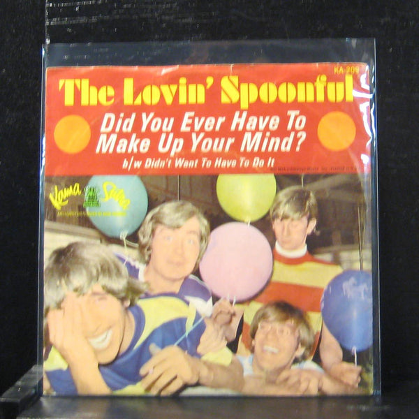 The Lovin' Spoonful - Did You Ever Have To Make Up Your Mind? 7" VG+ KA-209 - Shuga Records