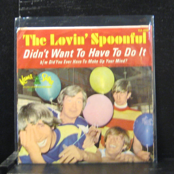 The Lovin' Spoonful - Did You Ever Have To Make Up Your Mind? 7" VG+ KA-209 - Shuga Records
