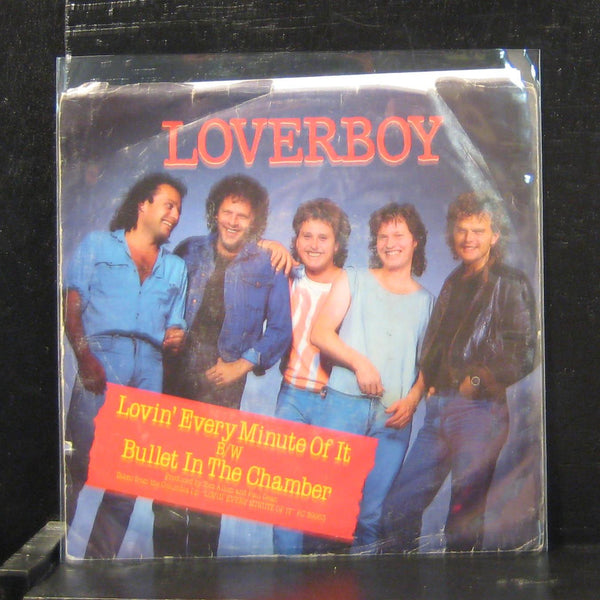 Loverboy - Lovin' Every Minute Of It / Bullet In The Chamber 7" VG+ 38-05569 - Shuga Records
