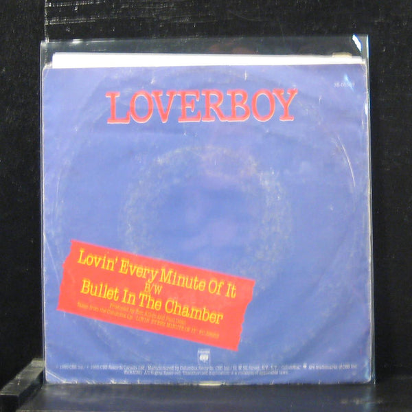 Loverboy - Lovin' Every Minute Of It / Bullet In The Chamber 7" VG+ 38-05569 - Shuga Records