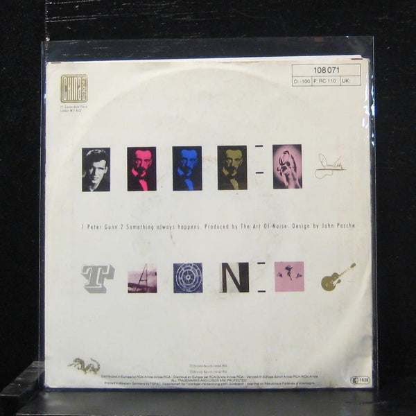 The Art Of Noise Featuring Duane Eddy - Peter Gunn 7" VG+ 108 071 Europe Vinyl - Shuga Records