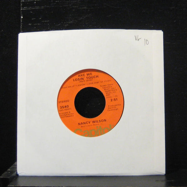 Nancy Wilson - Are We Losing Touch / We Can Make It Baby 7" VG 3540 Vinyl 45 - Shuga Records