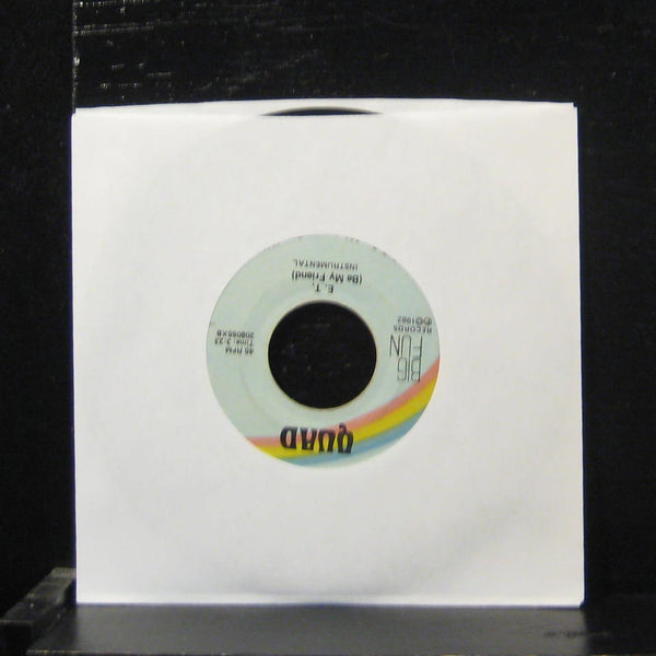 Quad - E.T. (Be My Friend) 7" VG- 208055X Private Ohio Synth Pop Vinyl 45 - Shuga Records