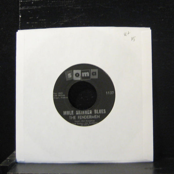 The Fenderman - Mule Skinner Blues / Torture 7" VG+ 1137 Soma 1960 Vinyl 45 - Shuga Records