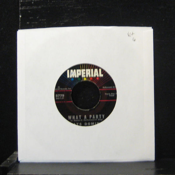 Fats Domino - What A Party / Rockin' Bicycle 7" VG+ 5779 Imperial 1961 Vinyl 45 - Shuga Records