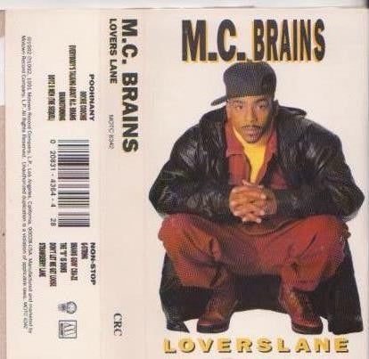 M.C. Brains ‎– Lovers Lane - Used Cassette 1992 Motown - Hip Hop
