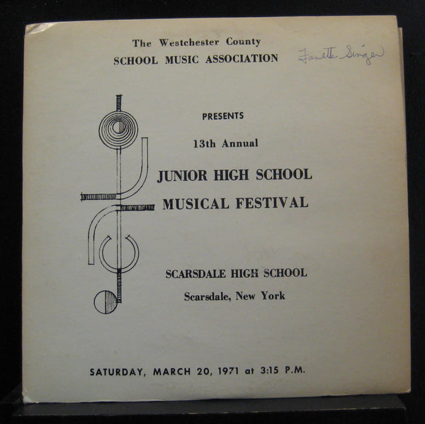 Scardsale High School - 13th Junior High School Music Festival 2 LP VG+ SD-74 - Shuga Records