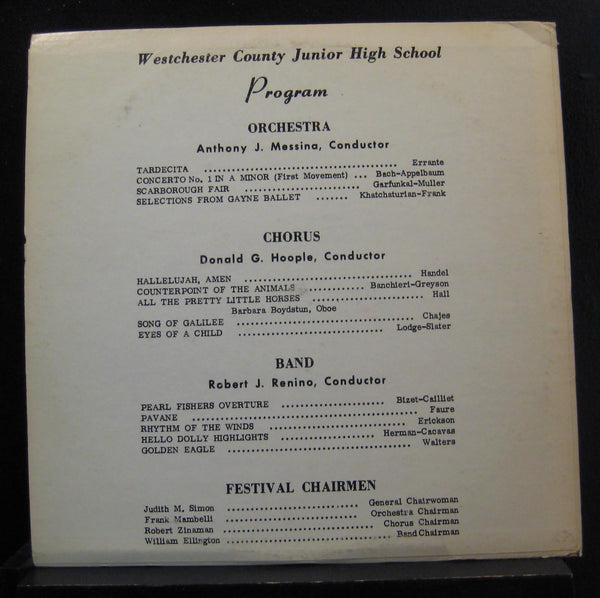 Scardsale High School - 13th Junior High School Music Festival 2 LP VG+ SD-74 - Shuga Records