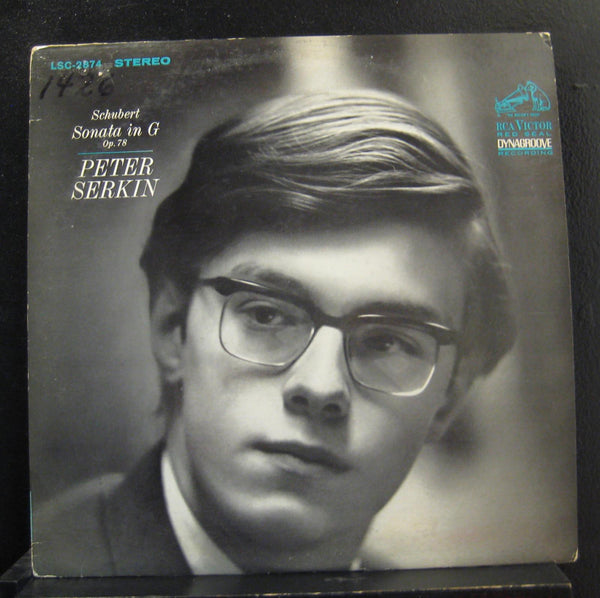 Franz Schubert, Peter Serkin - Sonata In G, Op. 78 LP VG+ LSC 2874 RCA White Dog - Shuga Records