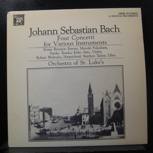 Bach, Feeney, Fukuhara - 4 Concerti For Various Instruments LP Mint- MHS 912268 - Shuga Records