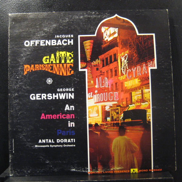 Dorati - Gershwin American In Paris / Offenbach Gaite LP VG+ MG 50431 Promo - Shuga Records