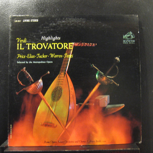 Verdi, Arturo Basile - II Trovatore Highlights LP Mint- LSC 2617 Record w/Insert - Shuga Records
