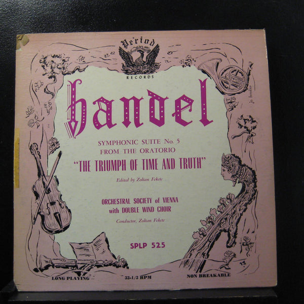 Fekete - Handel Symphonic Suite No. 5 LP VG SPLP 525 1st Mono Vinyl Record - Shuga Records