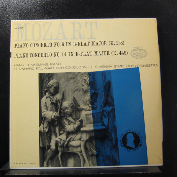 Paumgartner, Henkemans - Mozart Piano Concerto No 6 In Bb LP VG+ LC 3226 Mono - Shuga Records