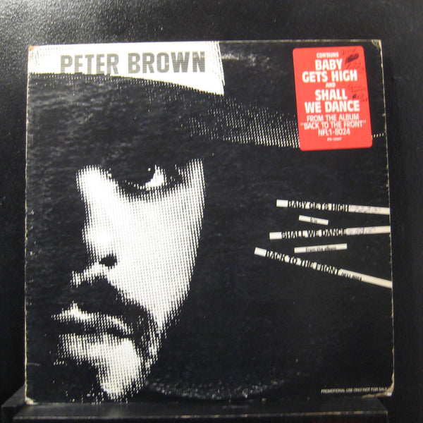 Peter Brown - Baby Gets High / Shall We Dance 12" VG+ JD-13357 White Promo Vinyl - Shuga Records