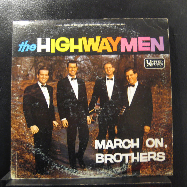 The Highwaymen - March On Brothers LP VG+ UAS 6245 USA 1963 Vinyl Record - Shuga Records
