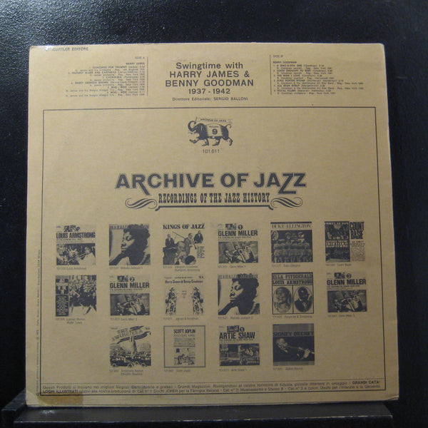 Harry James / Benny Goodman - Swingtime 1937-1942 LP VG+ 101.611 Germany Mono - Shuga Records