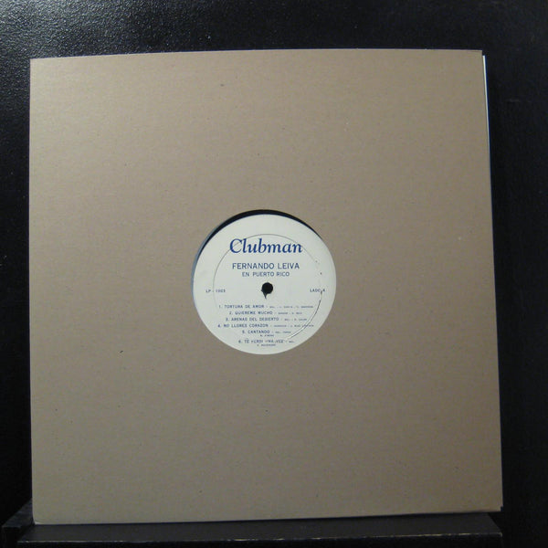 Fernando Leiva - En Puerto Rico LP VG+ LP-1003 Mono Clubman Vinyl Record - Shuga Records