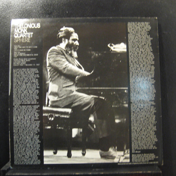 Thelonious Monk Quartet - Sphere LP Mint- AFF 20 UK 1978 Vinyl Record - Shuga Records