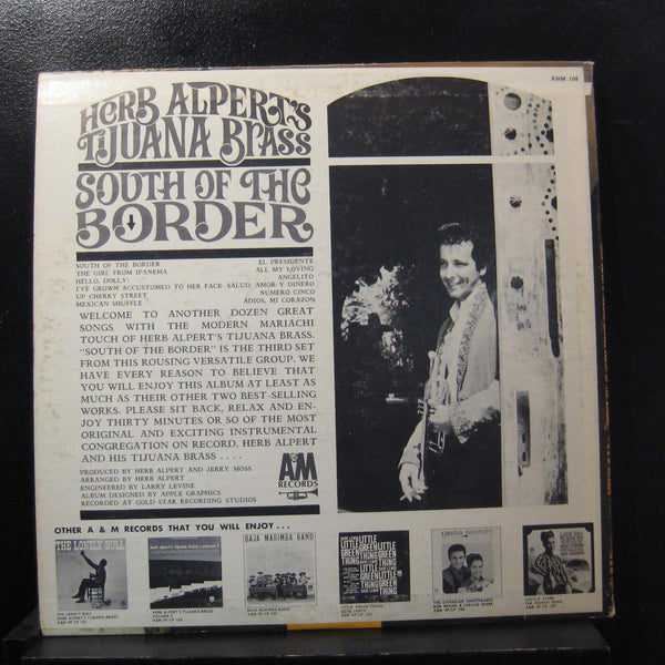 Herb Alpert's Tijuana Brass - South Of The Border - VG+ LP Record 1965 A&M Vinyl - Latin Jazz - Shuga Records