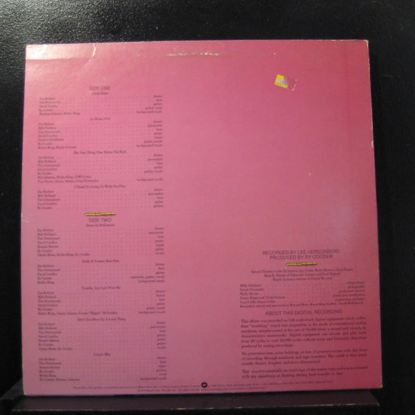 Ry Cooder - Bop Till You Drop LP VG+ BSK 3358 USA 1979 Vinyl Record - Shuga Records