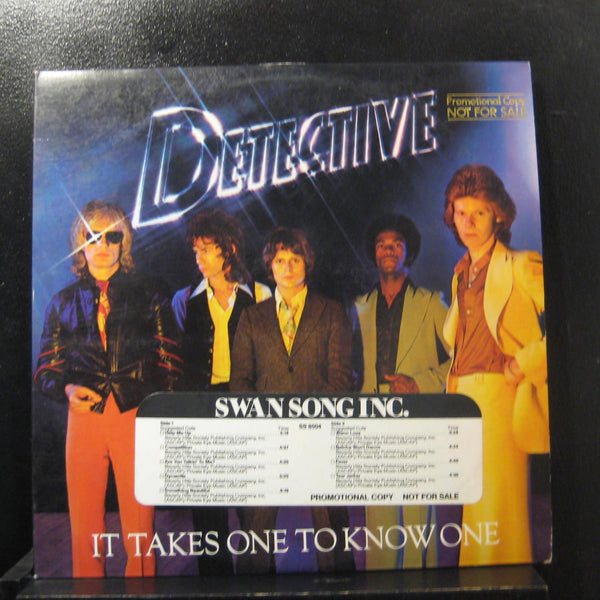 Detective - It Takes One To Know One LP VG+ SS 8504 Promo 1977 Vinyl Record - Shuga Records