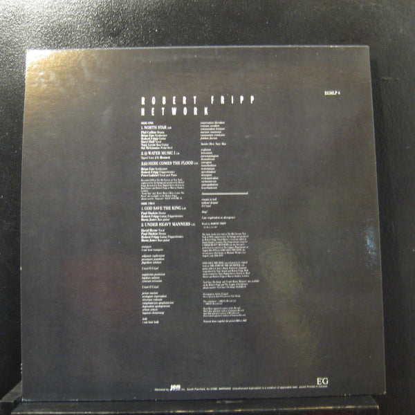 Robert Fripp - Network 12" Mint- EGMLP 4 USA 1985 Vinyl Record w/Insert - Shuga Records