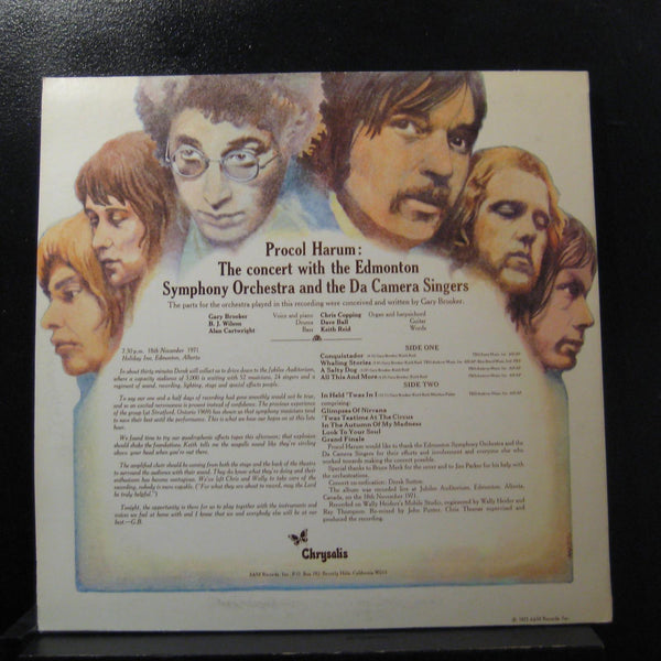 Procol Harum - Live - In Concert w/ The Edmonton Orchestra LP Mint- SP-4335 1st - Shuga Records