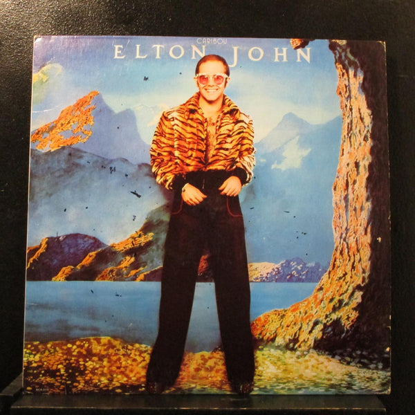 Elton John - Caribou LP Mint- MCA-2116 USA 1974 Black Labels Vinyl Record - Shuga Records