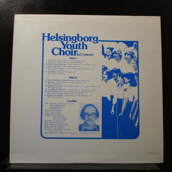 Helsingborg Youth Choir - In Concert LP Mint- 32877 Stereo 1978 Vinyl Record - Shuga Records