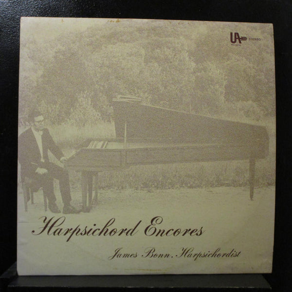 James Bonn - Harpsichord Encores LP VG+ UAS-393-41029 USA 1972 Vinyl Record - Shuga Records
