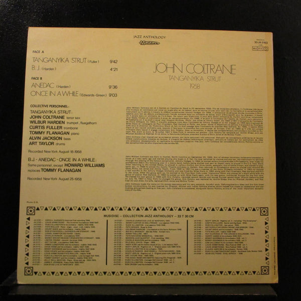 John Coltrane - Tanganyika Strut LP Mint- JA 5163 Mono France Vinyl Record - Shuga Records