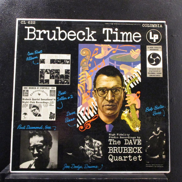 The Dave Brubeck Quartet - Brubeck Time LP VG+ CL 622 Mono 6i Vinyl Record - Shuga Records