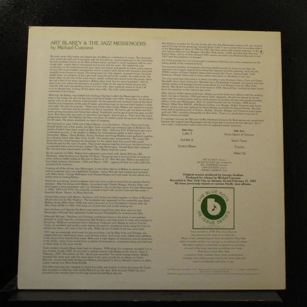 Art Blakey & The Jazz Messengers - Once Upon A Groove LP Mint- LT-1065 White b - Shuga Records